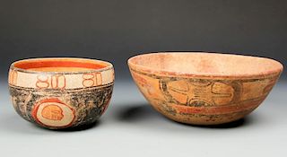 2 Pre Columbian Maya Culture Vessels