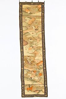 Antique Chinese Silk Kesi Tapestry Panel
