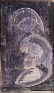 Alfred Birdsey oil on panel modernist abstract Nude