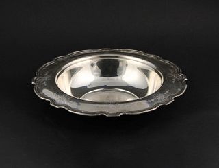 Tiffany Sterling Silver Scalloped Edge Bowl