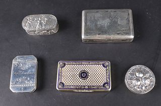 84 Russian Silver and Niello Snuff Box