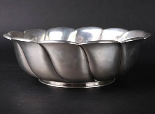 Tiffany Sterling Silver Swirl Decorated Bowl
