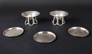 Two William Spratling Sterling Footed Dishes