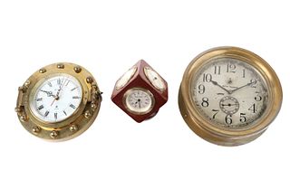 Seth Thomas Brass Chelsea Ships Clock