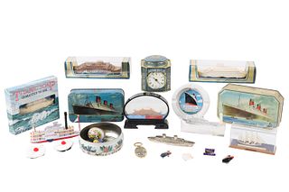 Collection of Ocean Liner Memorabilia