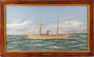 Thomas Willis, Fabric on Canvas, Yacht