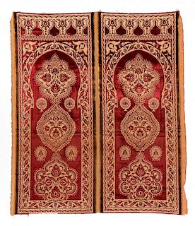 Old Islamic Prayer Textile Panel