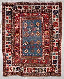 Antique Kazak Rug: 5'7'' x 7' (170 x 213 cm)