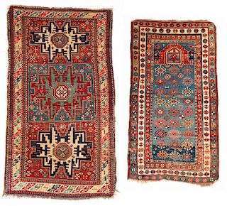 2 Antique Caucasian Rugs