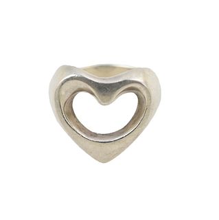 Georg Jensen Sterling Silver Heart Form Ring
