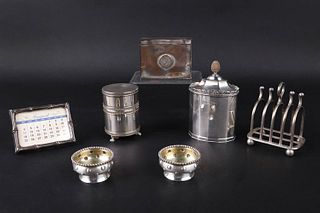 Four Tiffany Sterling Silver Table Items