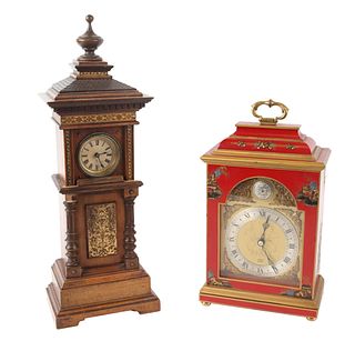 Elliott Chinoiserie Decorative Mantel Clock
