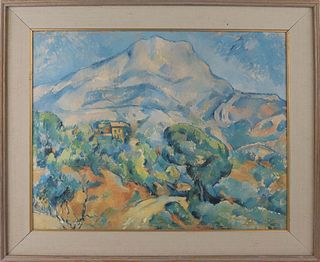 Two Reproductions, Cezanne and Homer