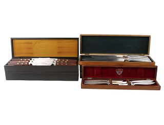 Two Boxed Sets of Abercrombie & Fitch Knives