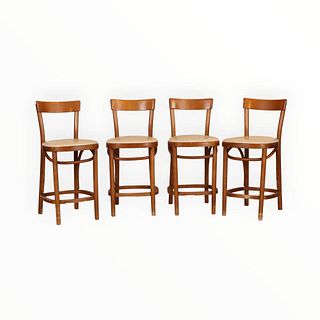 Four Bentwood Barstools