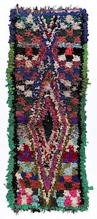 Vintage Moroccan Rug: 2'8'' x 6'10'' (81 x 208 cm)