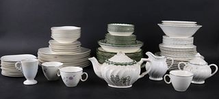 Three Partial Porcelain Dinner Services
