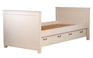 Pottery Barn Kids White Painted Twin Bed