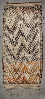 Vintage Moroccan Rug: 6'1'' x 12'10'' (185 x 391 cm)