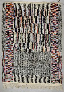 Vintage Moroccan Rug: 6'2'' x 8'6'' (188 x 259 cm)