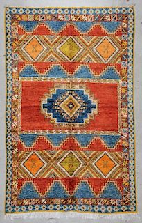 Vintage Moroccan Rug: 6'3'' x 9'9'' (191 x 297 cm)