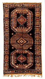 Vintage Moroccan Rug: 5'1'' x 8'10'' (155 x 269 cm)
