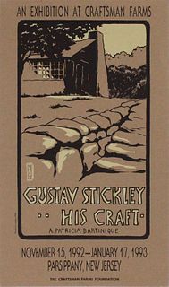 Gustav Stickley Exhibition Poster
