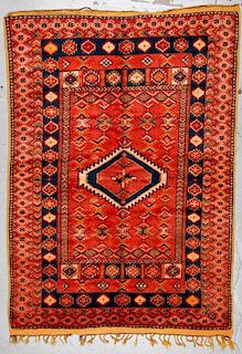 Vintage Moroccan Rug: 5'10'' x 8'5'' (178 x 257 cm)