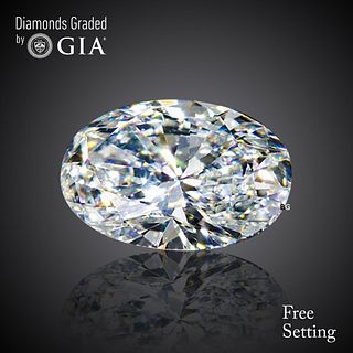 NO-RESERVE LOT: 1.51 ct, H/VS2, Oval cut GIA Graded Diamond. Appraised Value: $25,700 