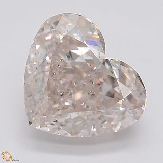 1.50 ct, Natural Light Pink Color, SI2, Heart cut Diamond (GIA Graded), Appraised Value: $120,800 