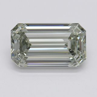 2.02 ct, Natural Fancy Gray Green Even Color, VS1, Emerald cut Diamond (GIA Graded), Appraised Value: $123,600 