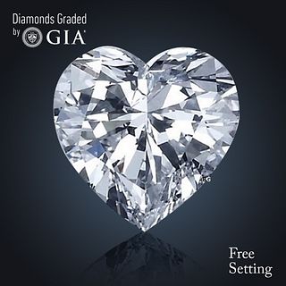 5.05 ct, F/VS2, Heart cut GIA Graded Diamond. Appraised Value: $568,100 