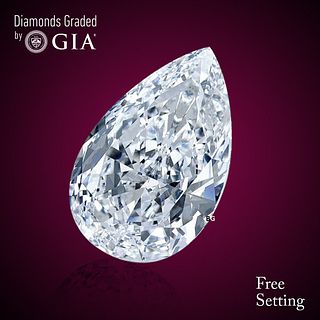 1.51 ct, G/VVS1, Pear cut GIA Graded Diamond. Appraised Value: $41,500 