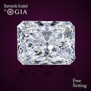 1.70 ct, D/VVS2, Radiant cut GIA Graded Diamond. Appraised Value: $57,400 