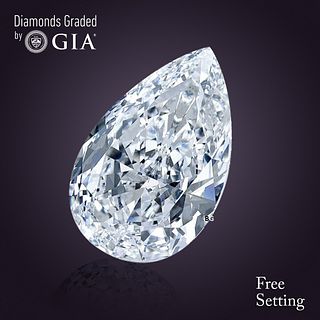 10.02 ct, K/SI1, Pear cut GIA Graded Diamond. Appraised Value: $484,700 