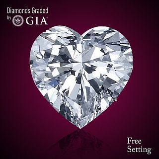 1.80 ct, E/VVS2, Heart cut GIA Graded Diamond. Appraised Value: $55,100 