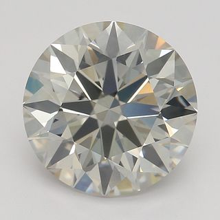2.09 ct, Natural Very Light Gray Color, VS2, Round cut Diamond (GIA Graded), Appraised Value: $24,700 