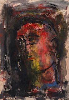 * Marino Marini, (Italian, 1901-1980), Abstract Portrait, 1953