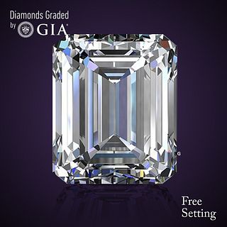 NO-RESERVE LOT: 1.72 ct, E/VS1, Emerald cut GIA Graded Diamond. Appraised Value: $49,600 