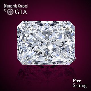 NO-RESERVE LOT: 1.50 ct, F/VS1, Radiant cut GIA Graded Diamond. Appraised Value: $41,200 