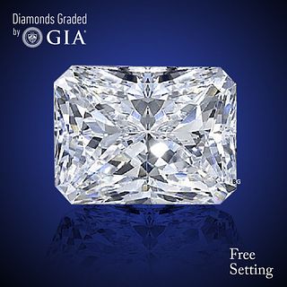 NO-RESERVE LOT: 1.51 ct, D/VS2, Radiant cut GIA Graded Diamond. Appraised Value: $39,800 
