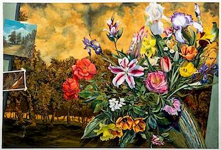Bernard Palchick, (American, 20th century), Flowers for Forgotten Landscapes, 1994