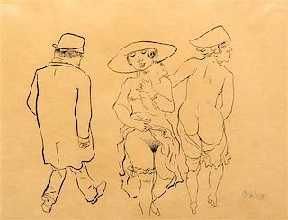 * George Grosz, (German, 1893-1959), Promenade, 1922