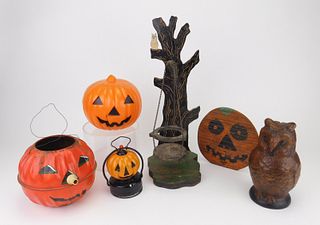 6 Vintage Halloween decorations