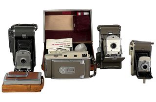 Lot of Vintage Polaroid Land Cameras-SX70