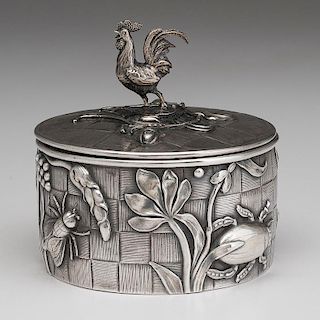 Russian Art Nouveau Silver Box