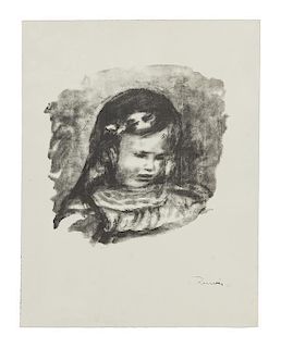Pierre-Auguste Renoir, (French, 1841-1919), Claude Renoir, la tête baisée, 1904