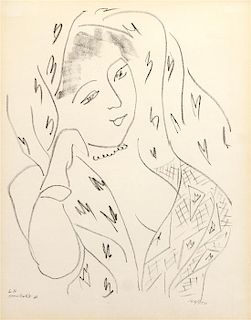 * Henri Matisse, (French, 1869-1954), L 14 (from Matisse Dessins: Themes et Variations), 1943
