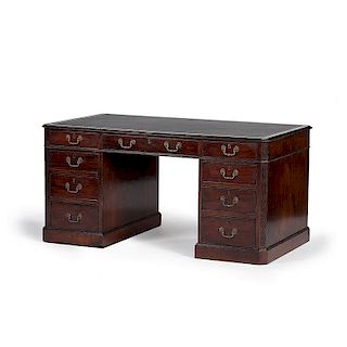 Chinese Chippendale Partners' Desk