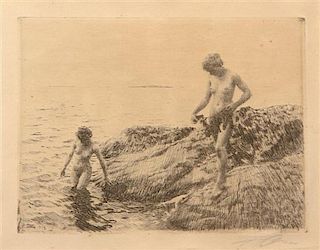 * Anders Zorn, (Swedish, 1860-1920), Seaward Skerries, 1918